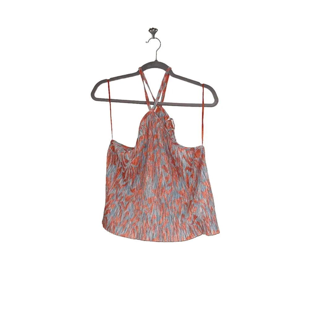 NWT ZARA JACQUARD HALTER TOP CRINKLE FABRIC   BLOGGERS FAV MEDIUM - Image 11