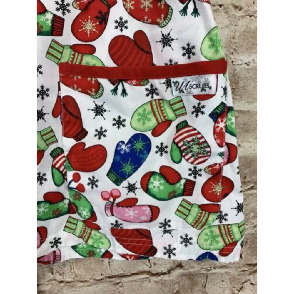 UA scrubs S winter short sleeve v neck nursing - Image 4