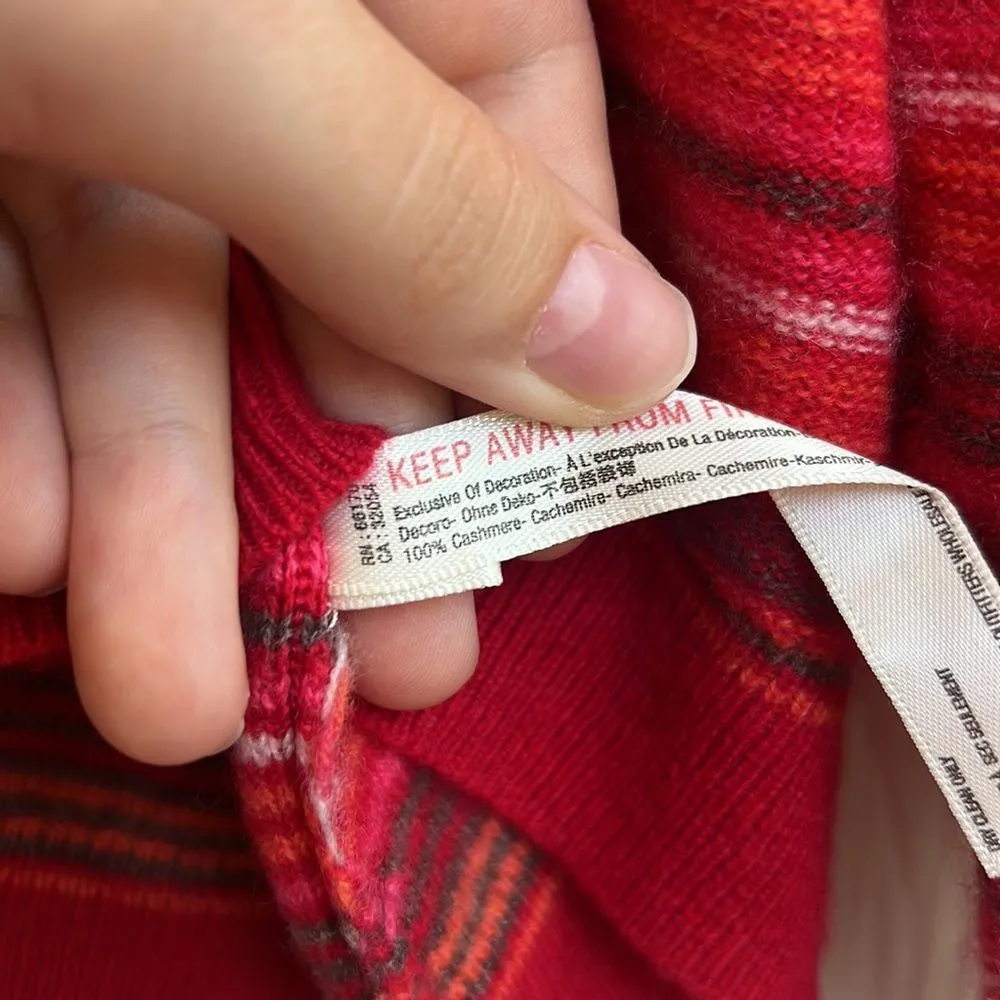 Anthropologie Saturday Sunday Emmeline 100% Cashmere striped sweater - Image 6