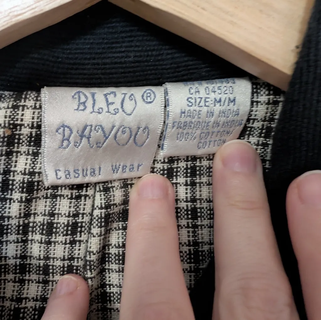 Vintage Bleu Bayou Cotton Embroidered Sunflower Jacket Medium Yellow/Black Yellow - Image 3