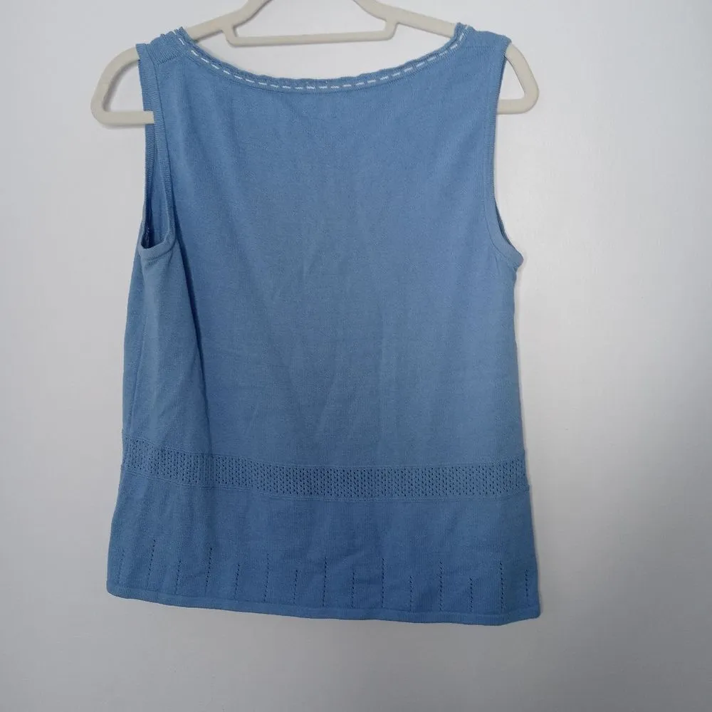 St. John blue tank top size medium - Image 5