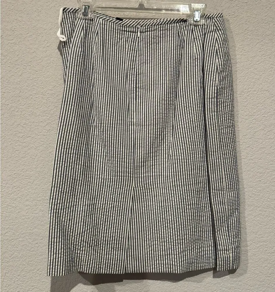 Kasper Women's Size Medium Classic Business Style Striped Skirt Suit Multicolor - Image 6