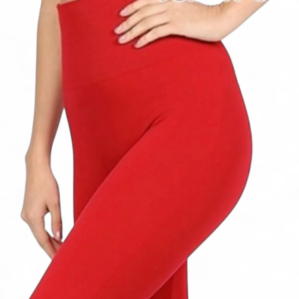 High‎ Waist Slimming Capri Leggings - Image 10