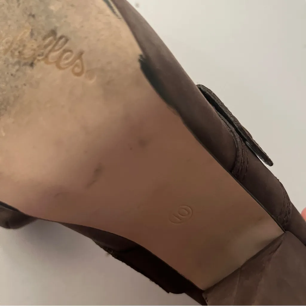 Seychelles Brown Snap Buckle Ankle Booties for Women Size 10 - Image 3