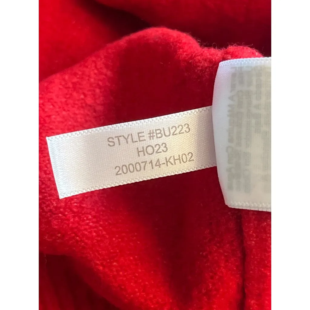 J. Crew Crewneck Sweater Extra-Soft Yarn in Red XXLarge New Womens Knit Top - Image 8