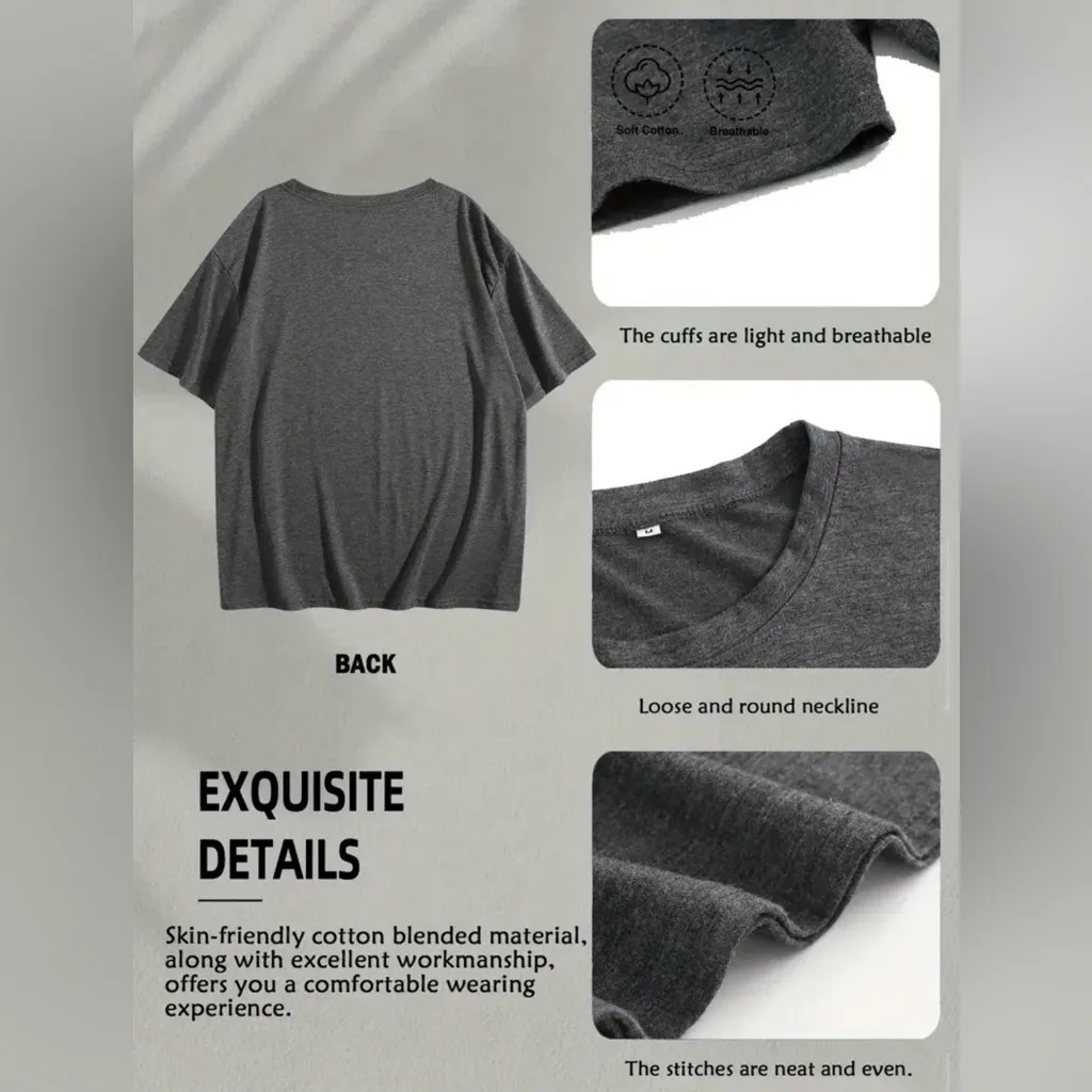 Bigfoot Alien Campfire Graphic Tee Shirt 2XL UFO Sasquatch Gray T - Image 4