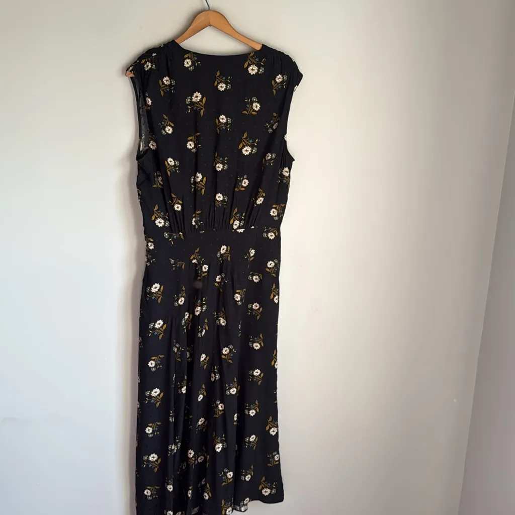 Veronica Beard Wixson Silk-Blend Floral Midi-Dress 12 - Image 4