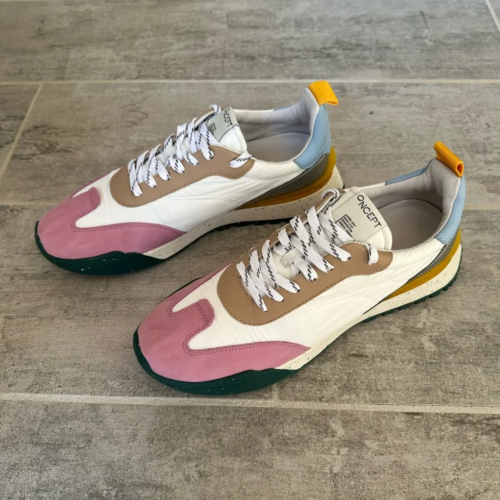 Oncept Brooklyn White Multi Sneakers 10 - Image 4