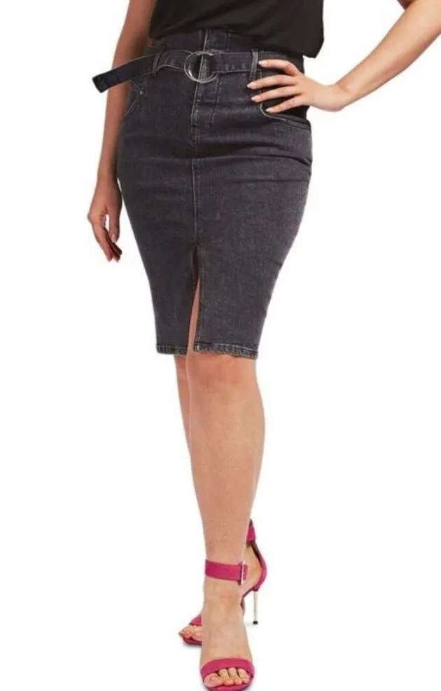 Guess  Black Denim Skirt - Image 2