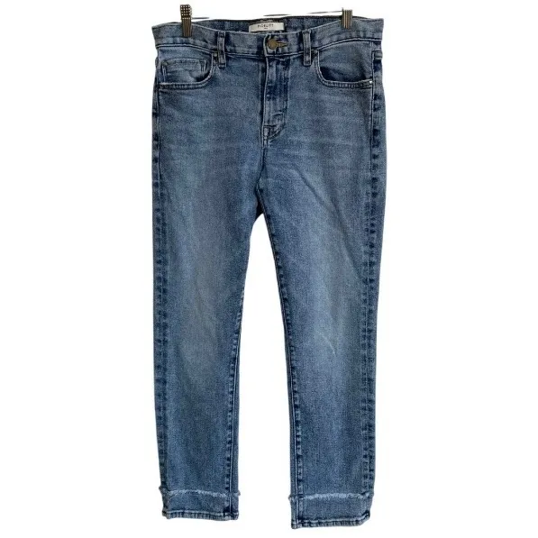 Fidelity Denim Women's Dream Oh Boy! Working Class SAMPLE Cropped Denim 30X27 Blue Size 30 - Image 5