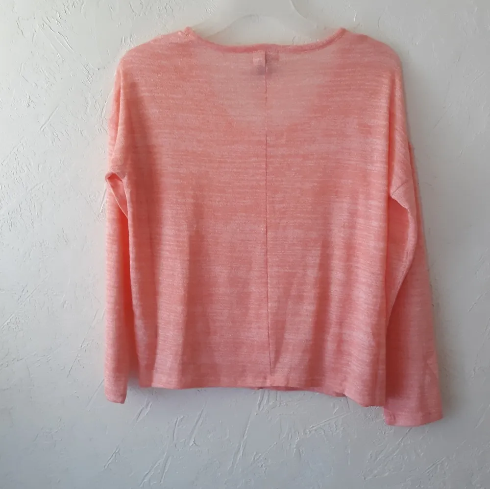 Old Navy Women's Medium Peach Scoop Neck Top - Image 2