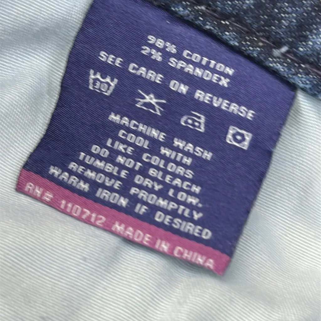 Vigoss The New York Rhinestone Embroidery Button Flap Pocket Capri Juniors 11 - Image 13