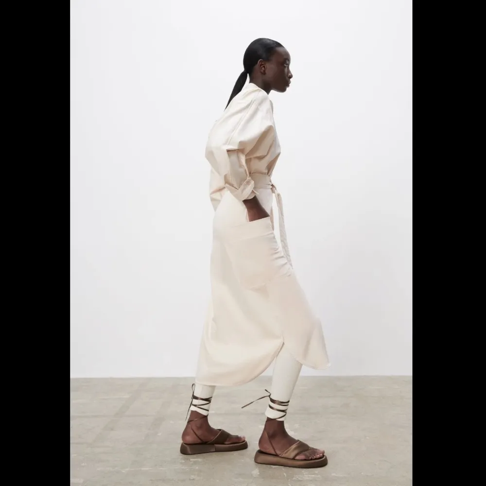 Zara belted voluminous dress - Image 10