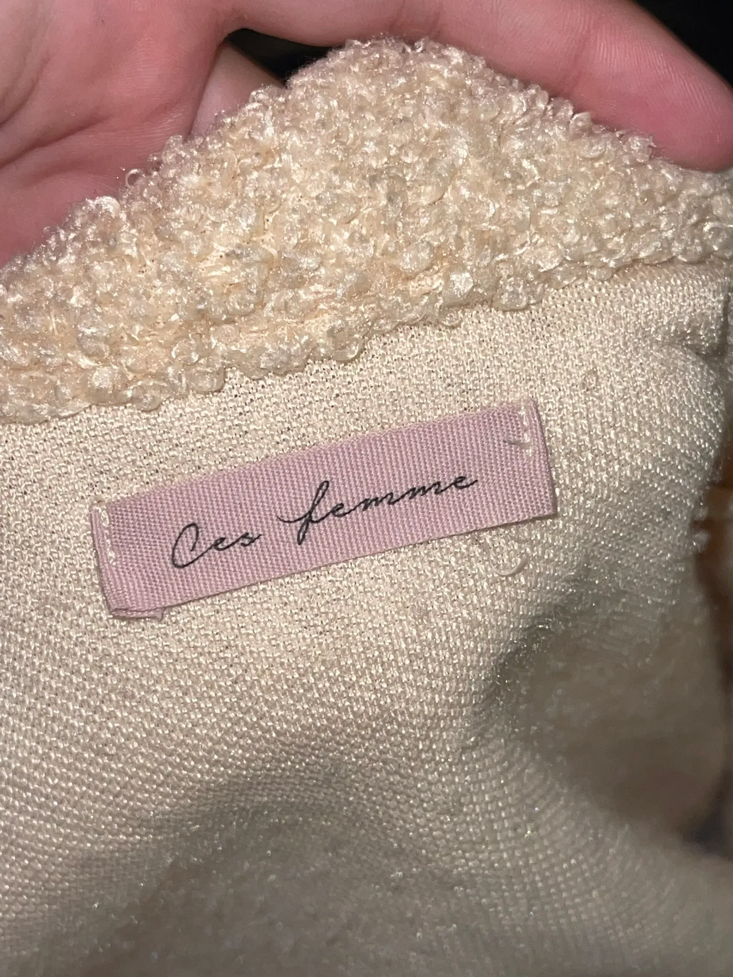 Teddy Jacket Tan - Image 4