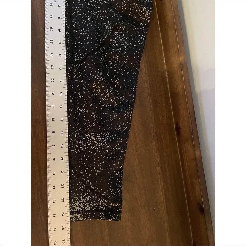 ZYIA Black Reflective Mirage Pocket Light n Tight Hi-Rise 7/8 24" Size 12 - Image 5