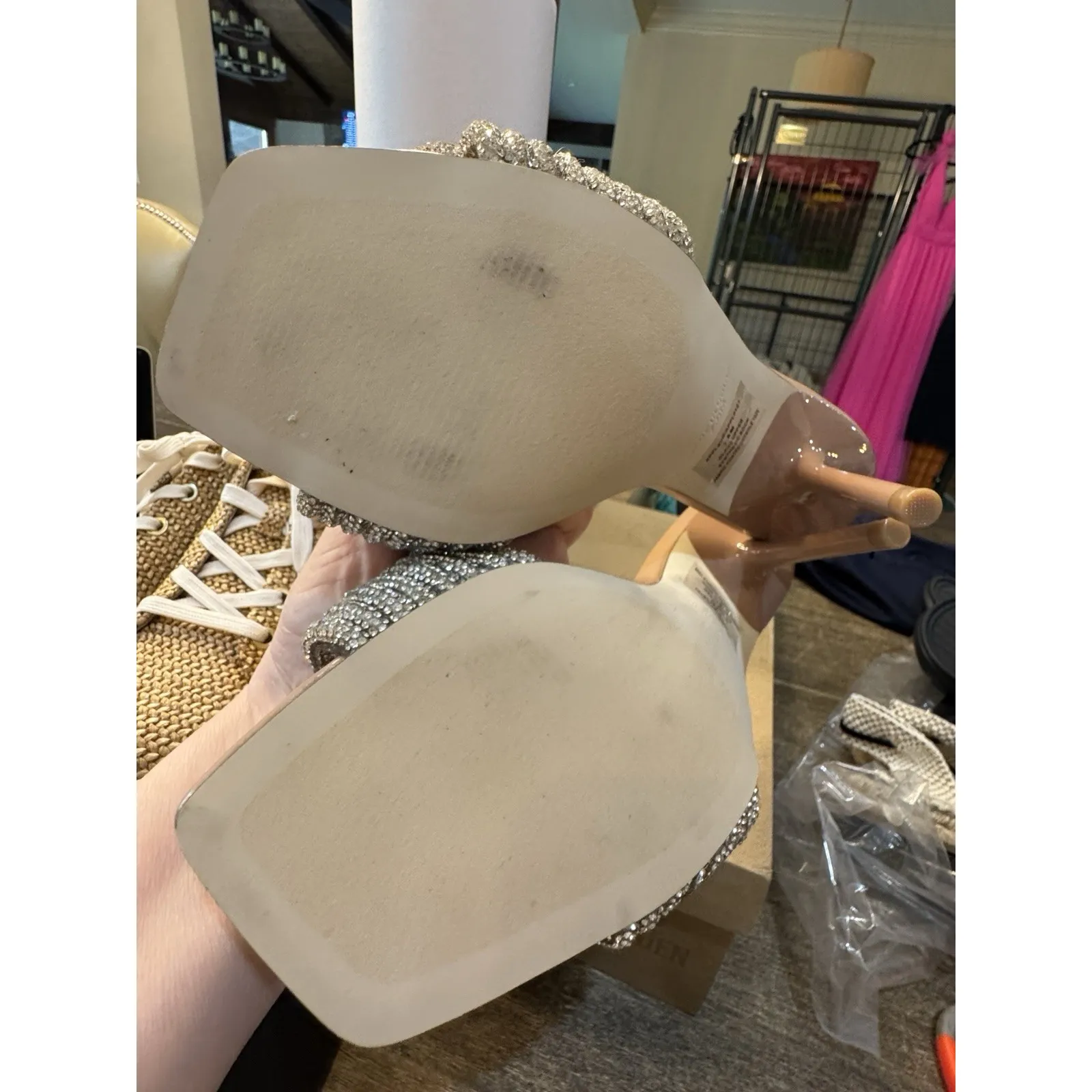 Sam Edelman Circus NY Women's Sia Ankle Boot Size 7.5 Retro Go-Go Shiny Metallic - Image 8