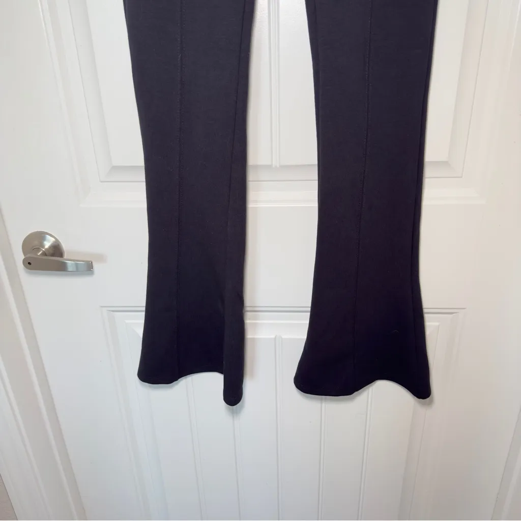 Zara Small Black Contouring Stretch Flare Trouser Dress Pants Business - Image 5