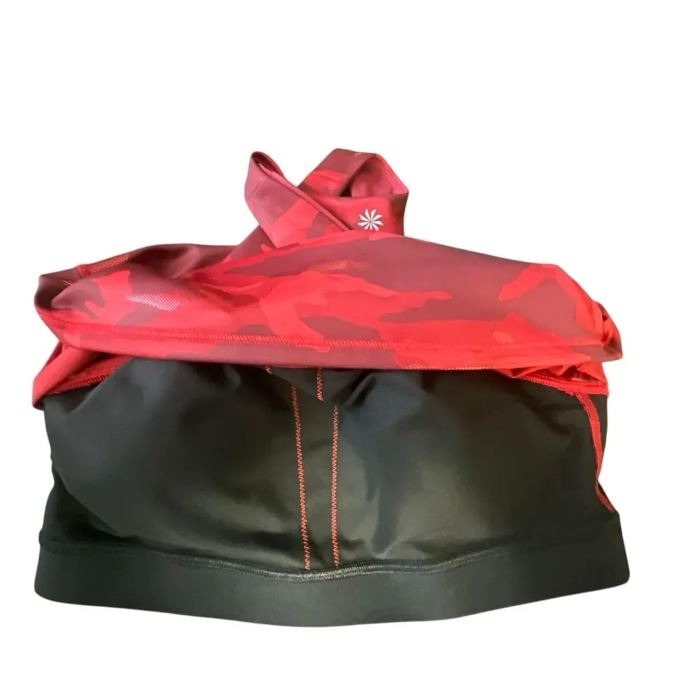 Athleta Elation Red Camouflage Ultimate Print Sports Bra Top - Image 10