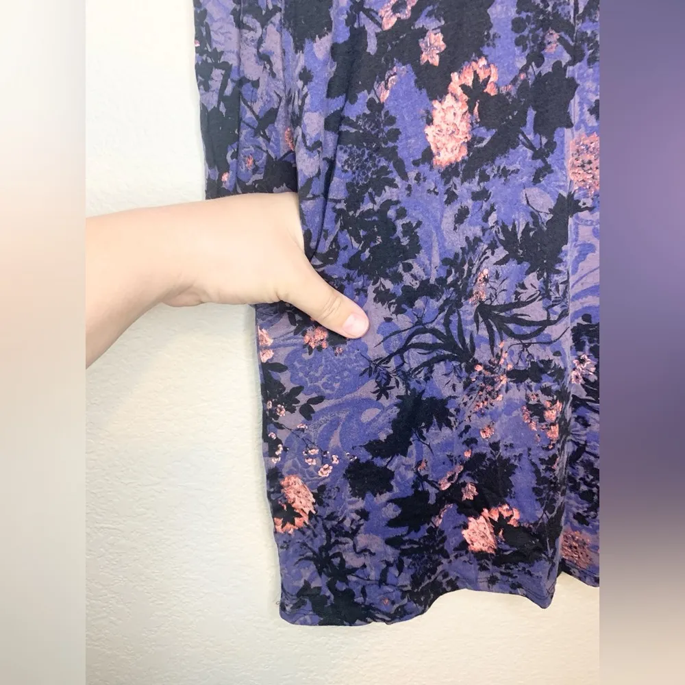 NWT Peruvian Connection Purple Shadow Blossom Dress Size Large - Image 6