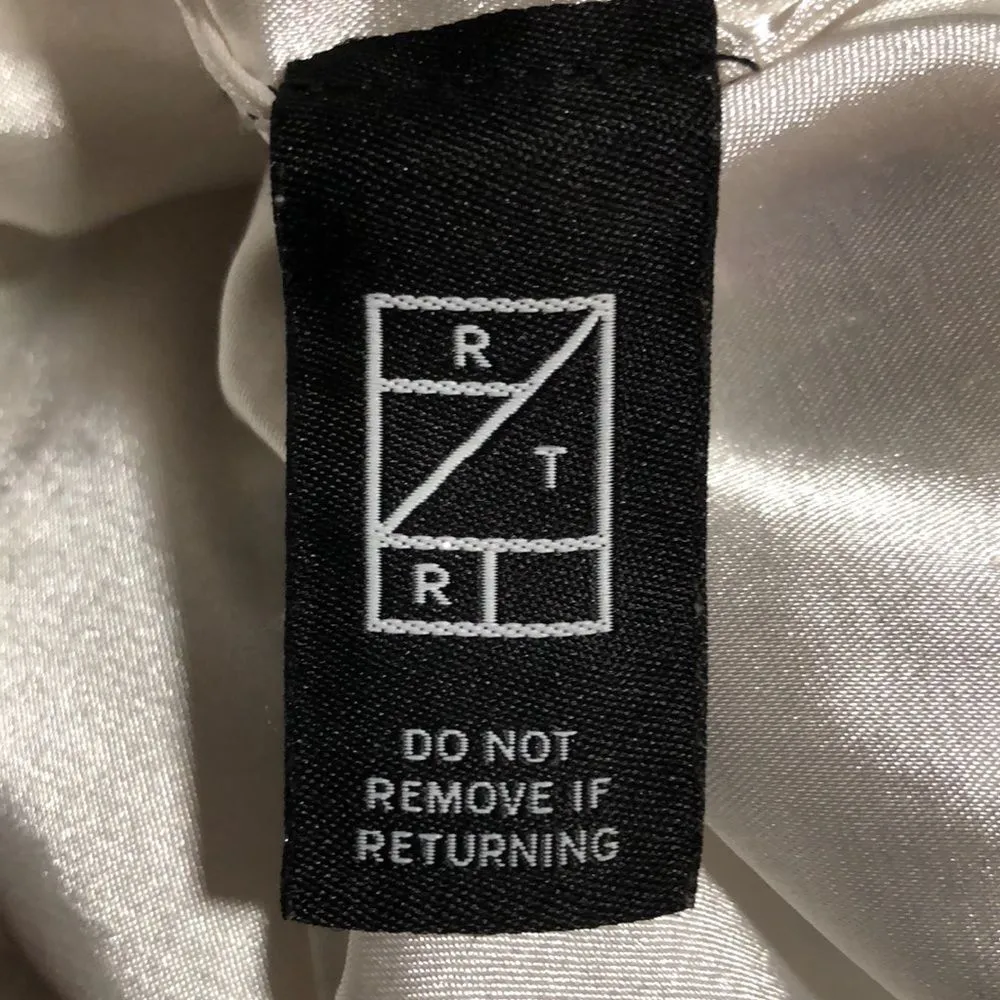 ML Monique Lhuillier Womens Size 0 White Floral High Low Gown - Image 11