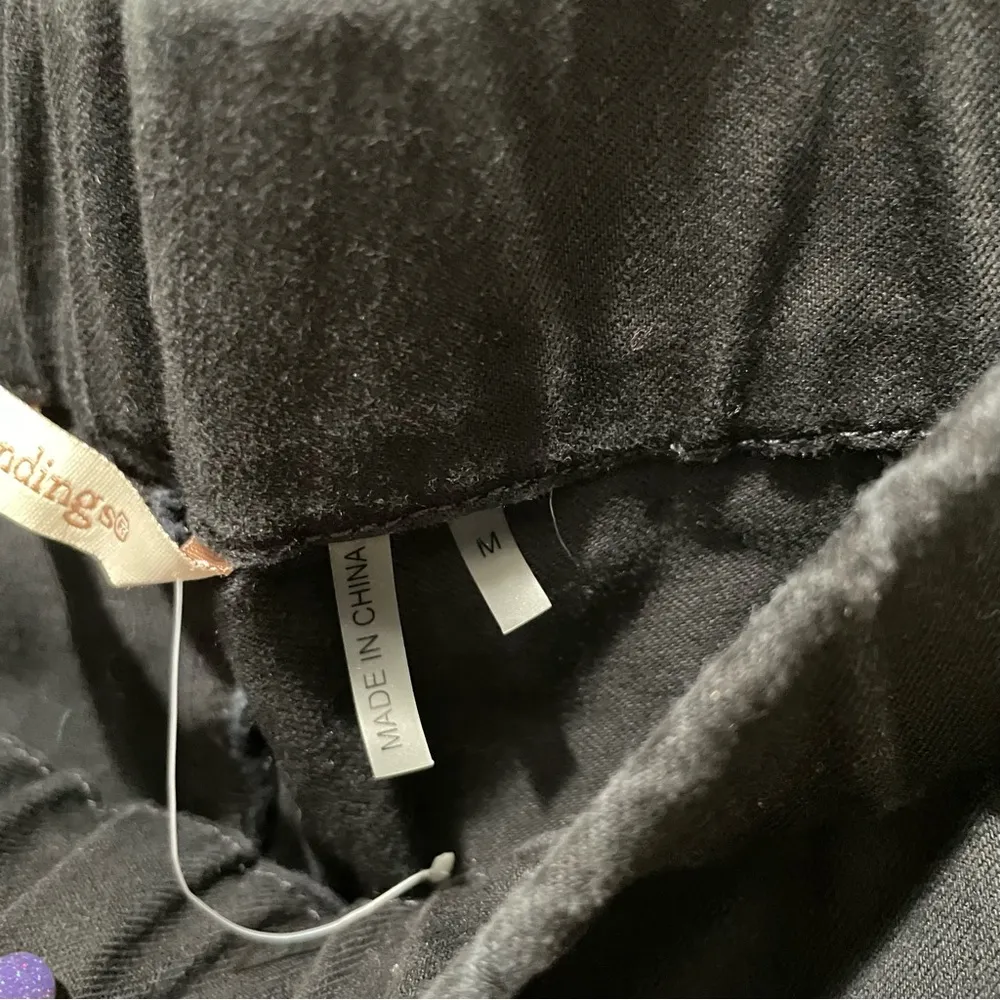 Soft Surroundings Denim Pull On Leggings Black Size Medium - Image 7