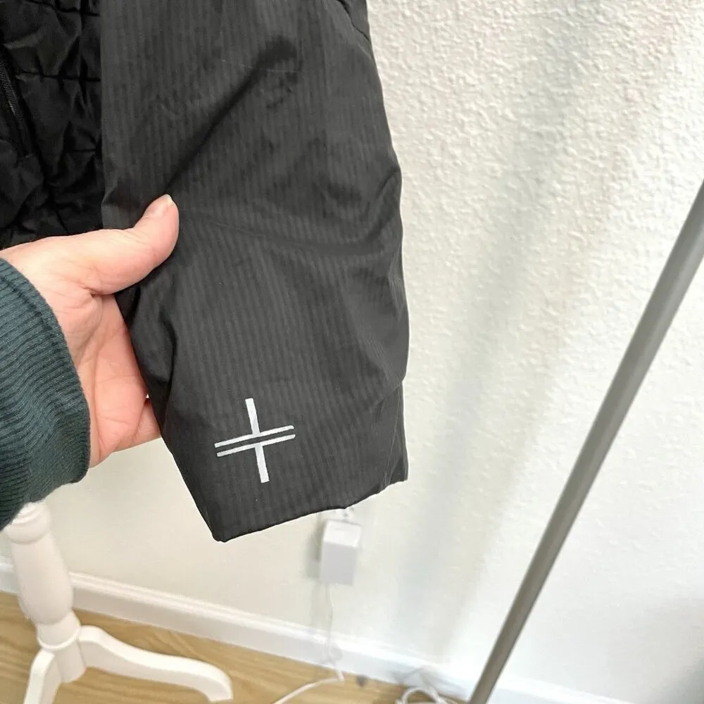 Icebreaker MerinoLoft Wool Quilted Full Zip Jacket Hooded Black Women's size XL - Image 11