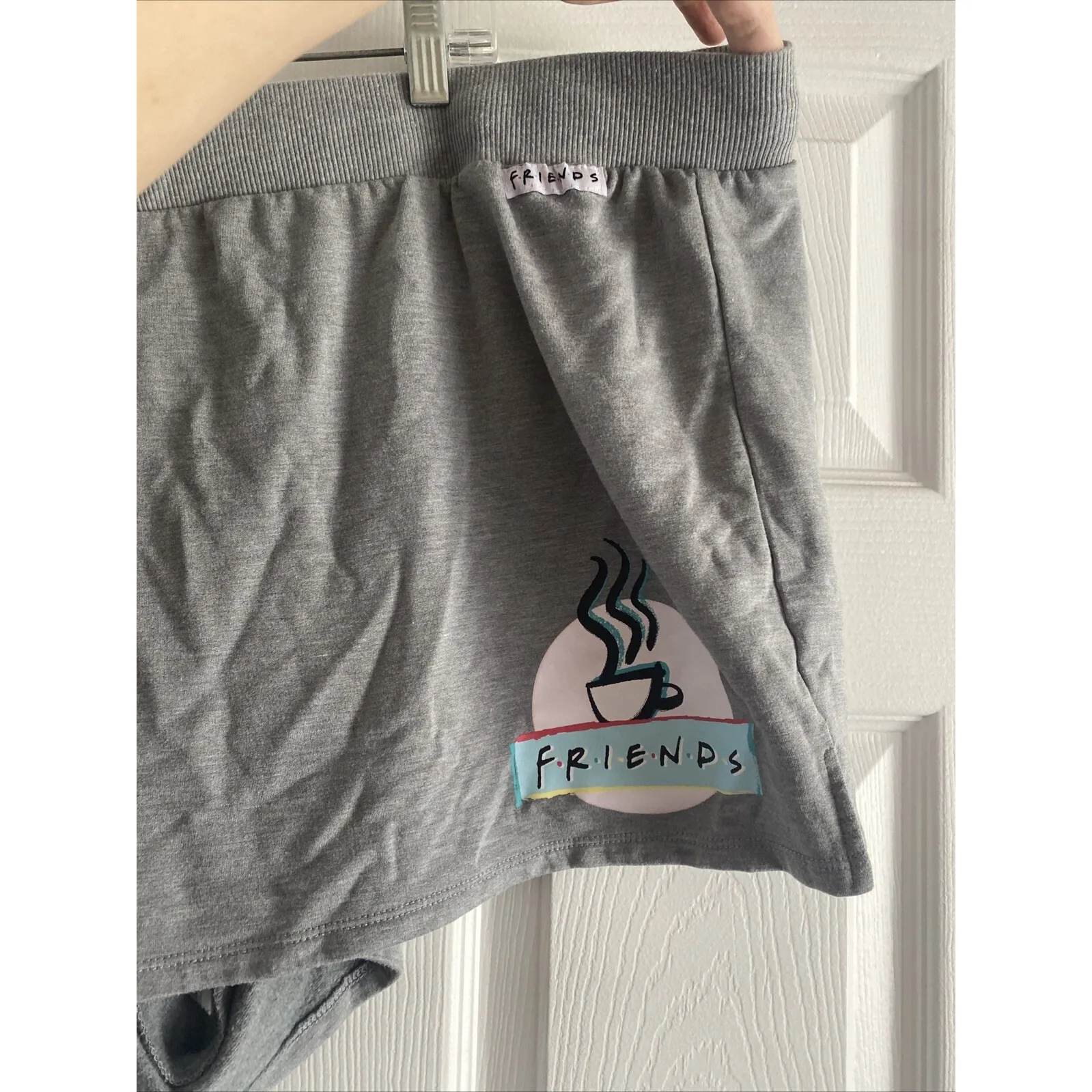 Friends Womens Plux 3X Gray Shorts Pull On Elastic Waist Comfort Athleisure ABC Size undefined - Image 3