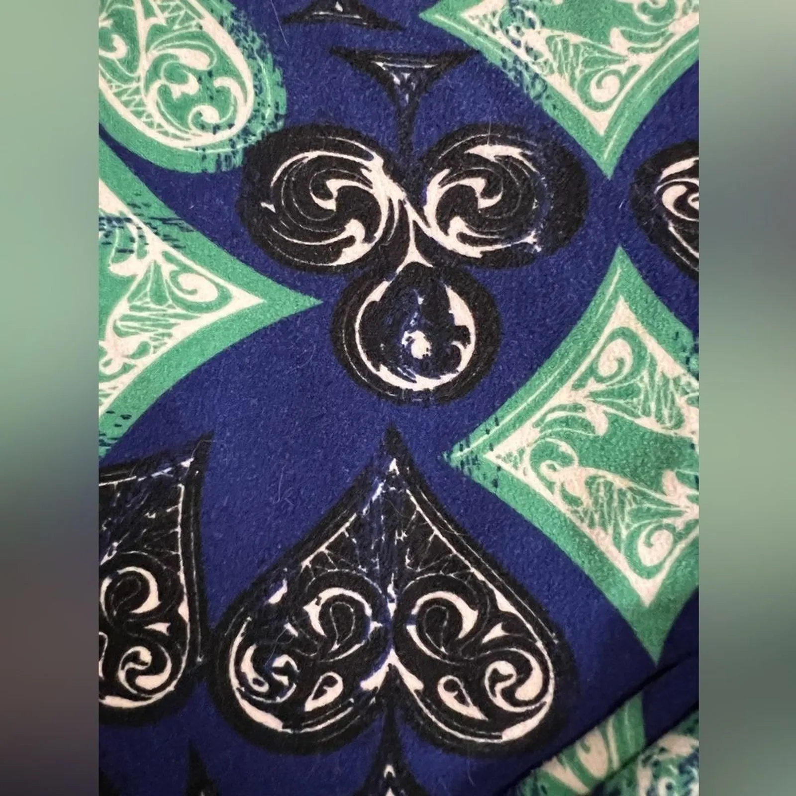 LuLaRoe OS Diamond Hearts Leggings (one size) - Image 4