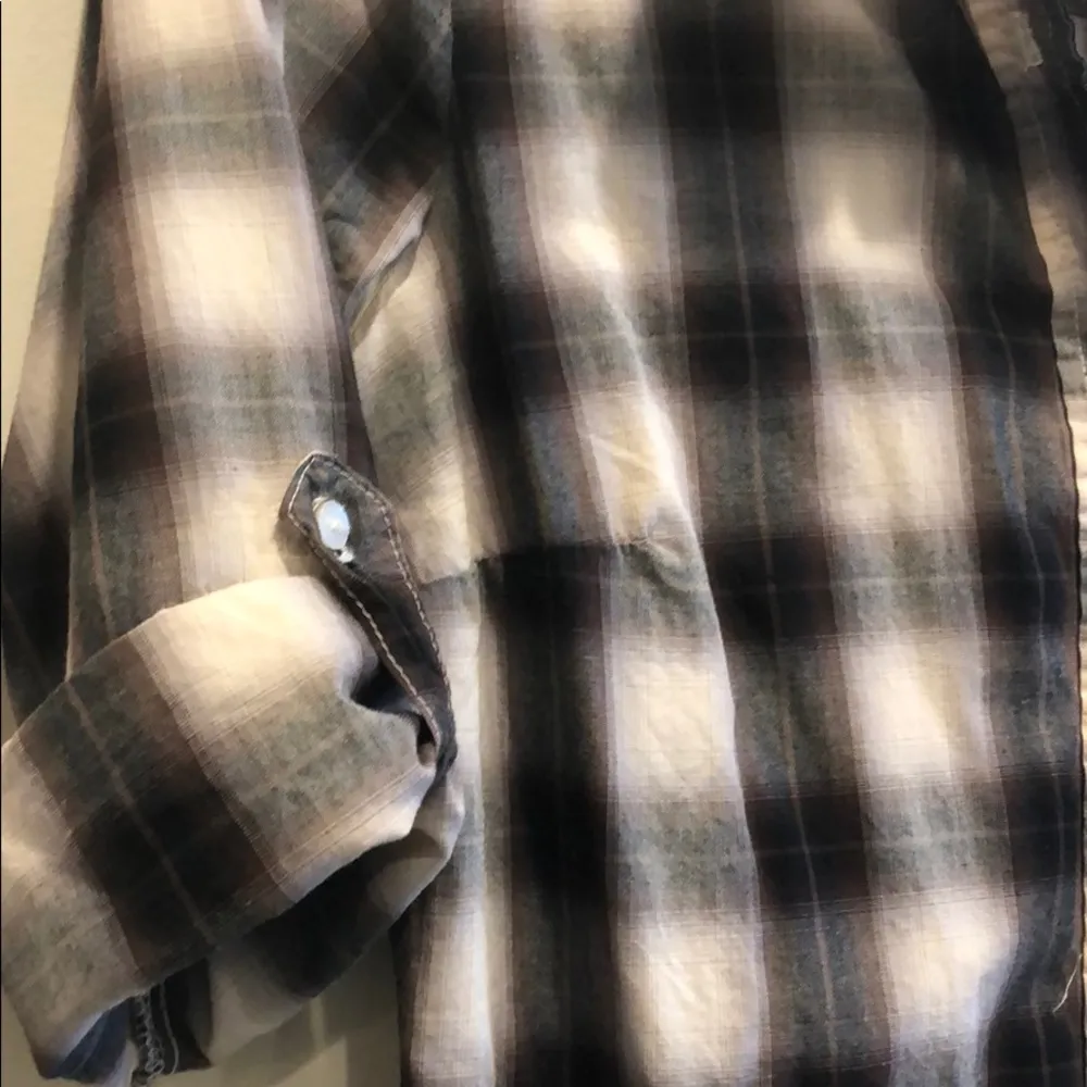SPLENDID plaid button down top Size Small - Image 2