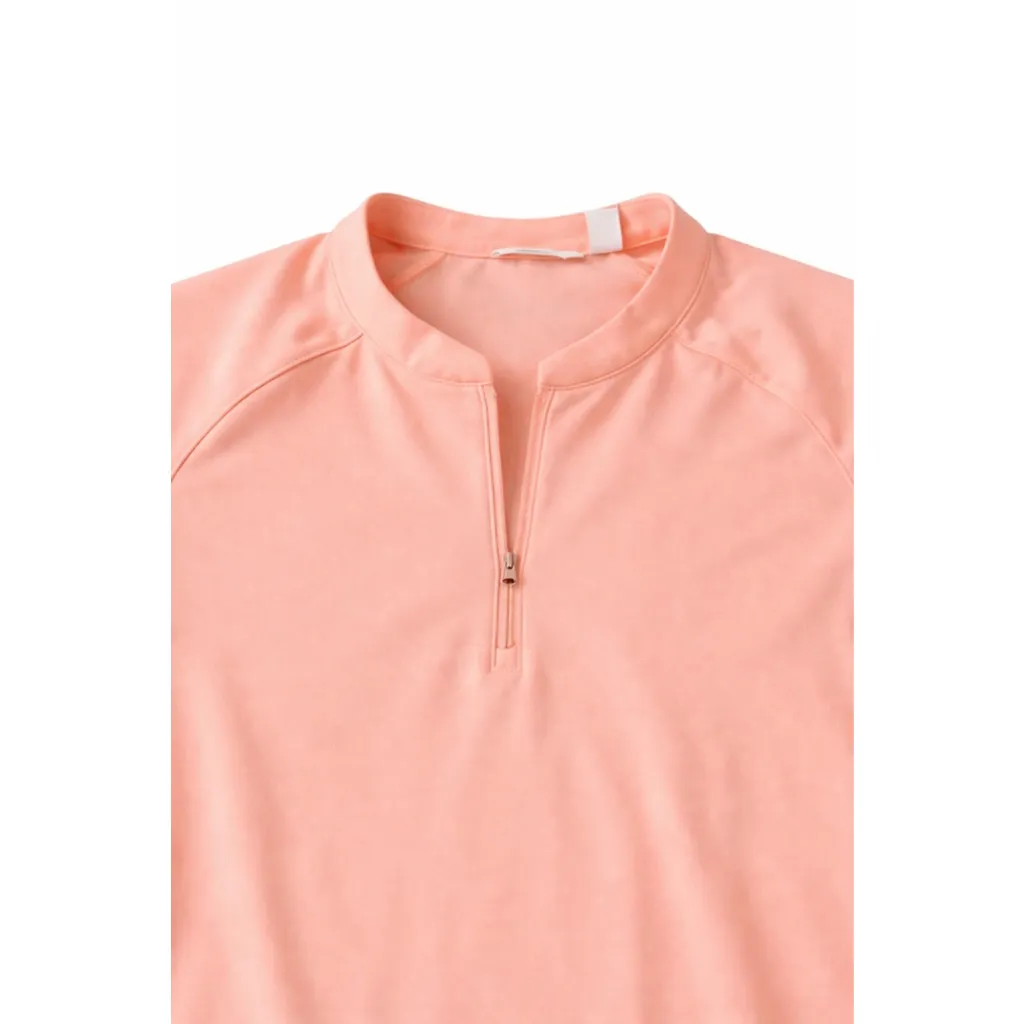 Lady Hagen XL Golf Polo 1/4 Zip UPF 50+ Blushing Peach NWT - Image 3