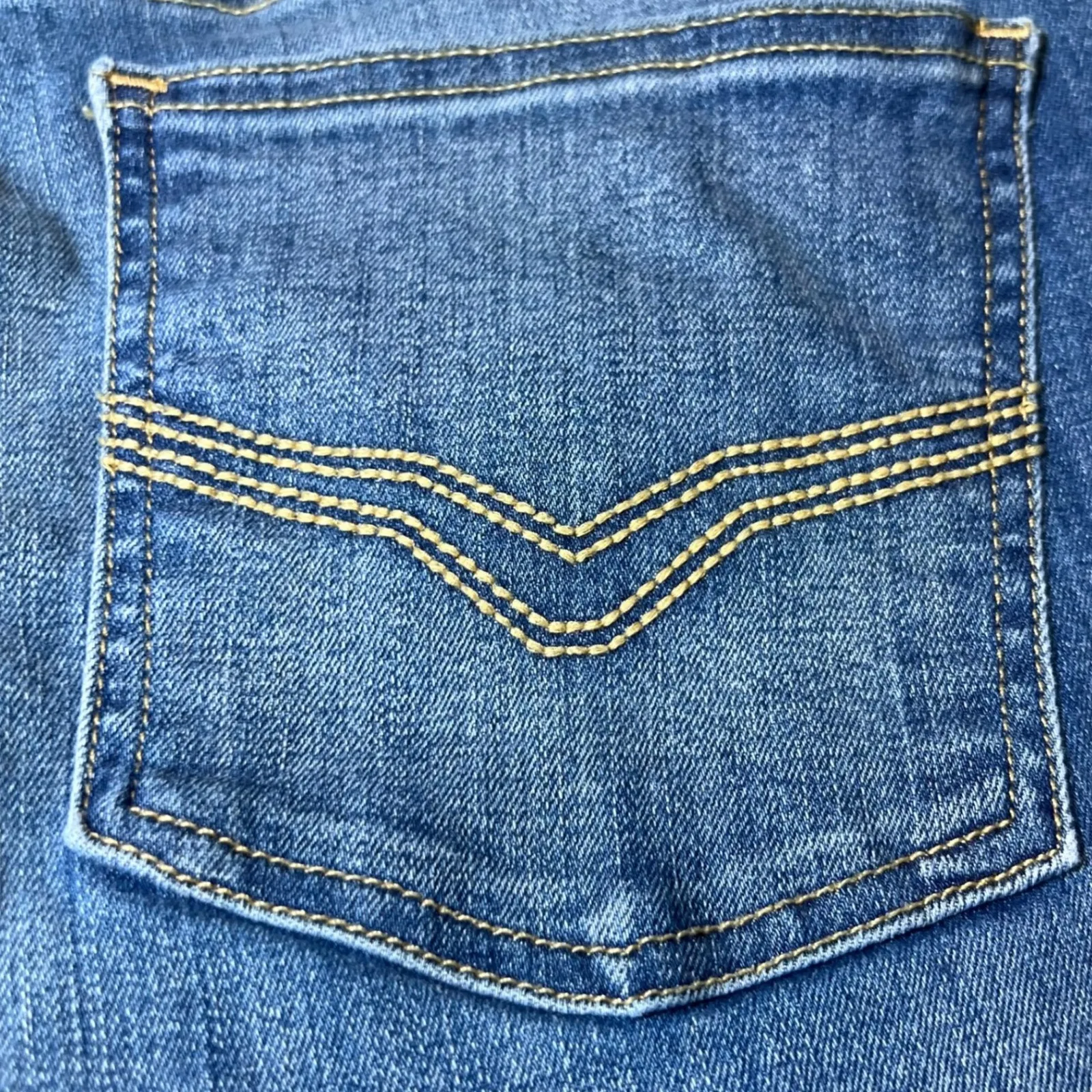 Harley Davidson Skinny Blue Jeans Womens 20W Denim Biker Moto Distressed Urban - Image 14