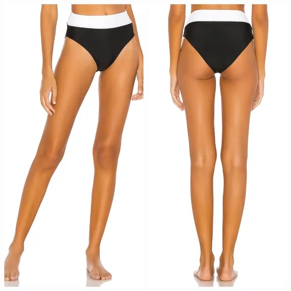 LPA Foster High Waist Bottom in Black & White - Image 2