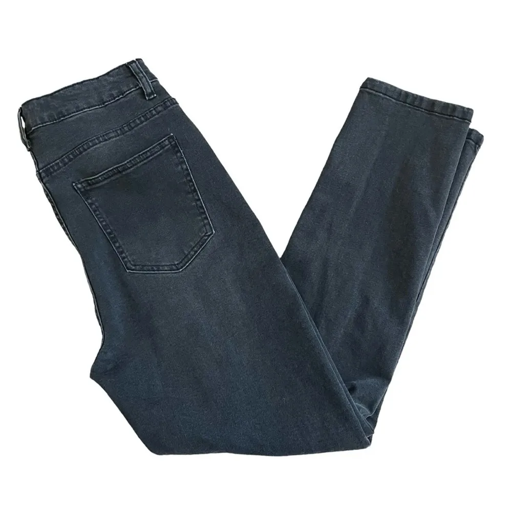 Cotton On Stretch Mom Jeans High Rise Distressed Black Skinny Leg Women’s Size 8 - Image 6