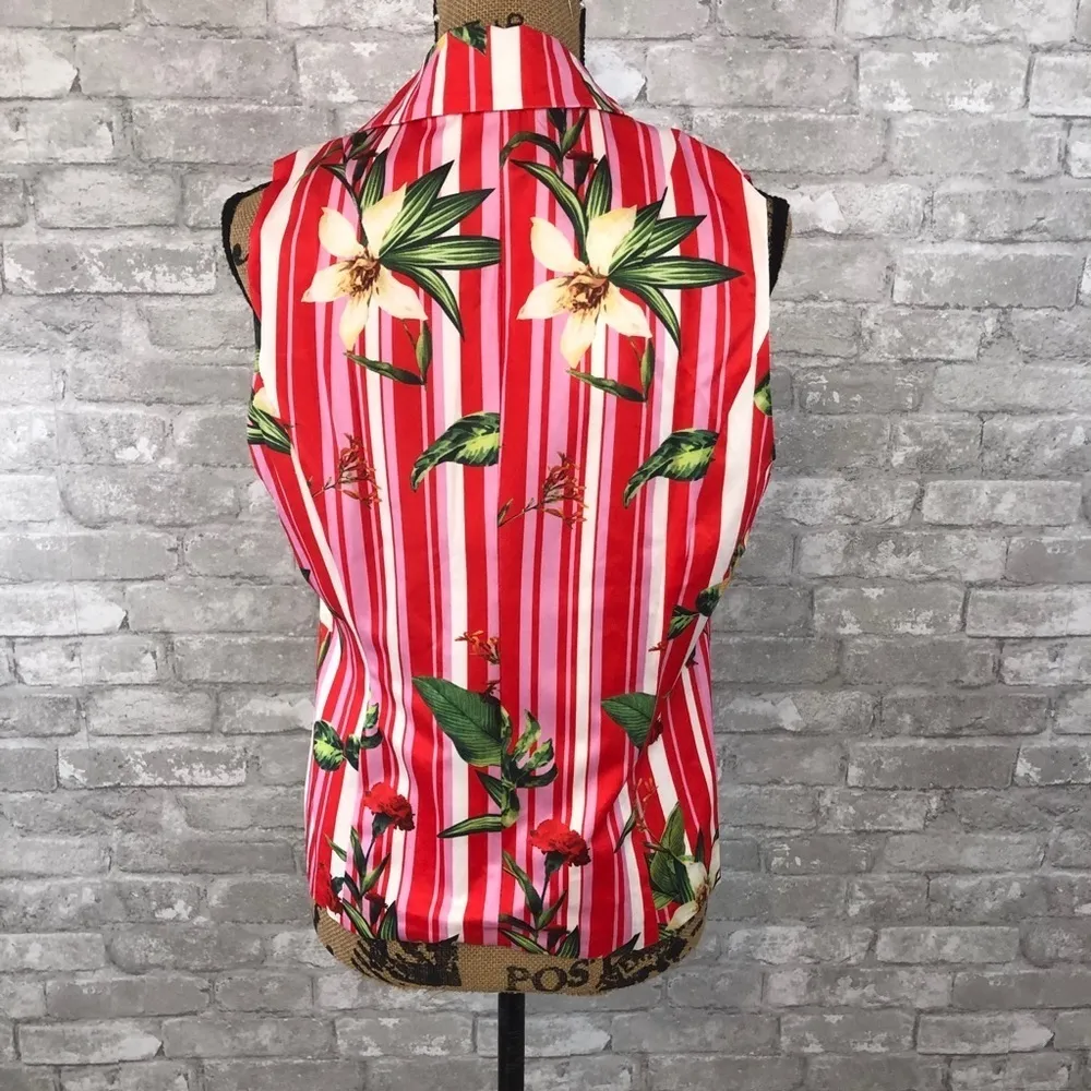 Chicways Floral Short Set in Pink/Red Pink Size M - Image 7