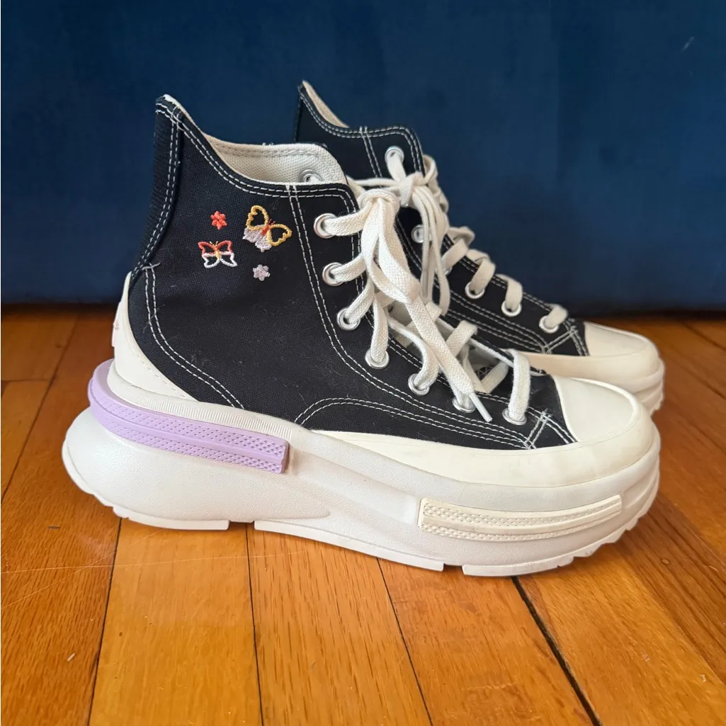 Converse Run Star Legacy CX Butterfly Wings Hi Shoe, A05978C (Womens Size 7) - Image 3