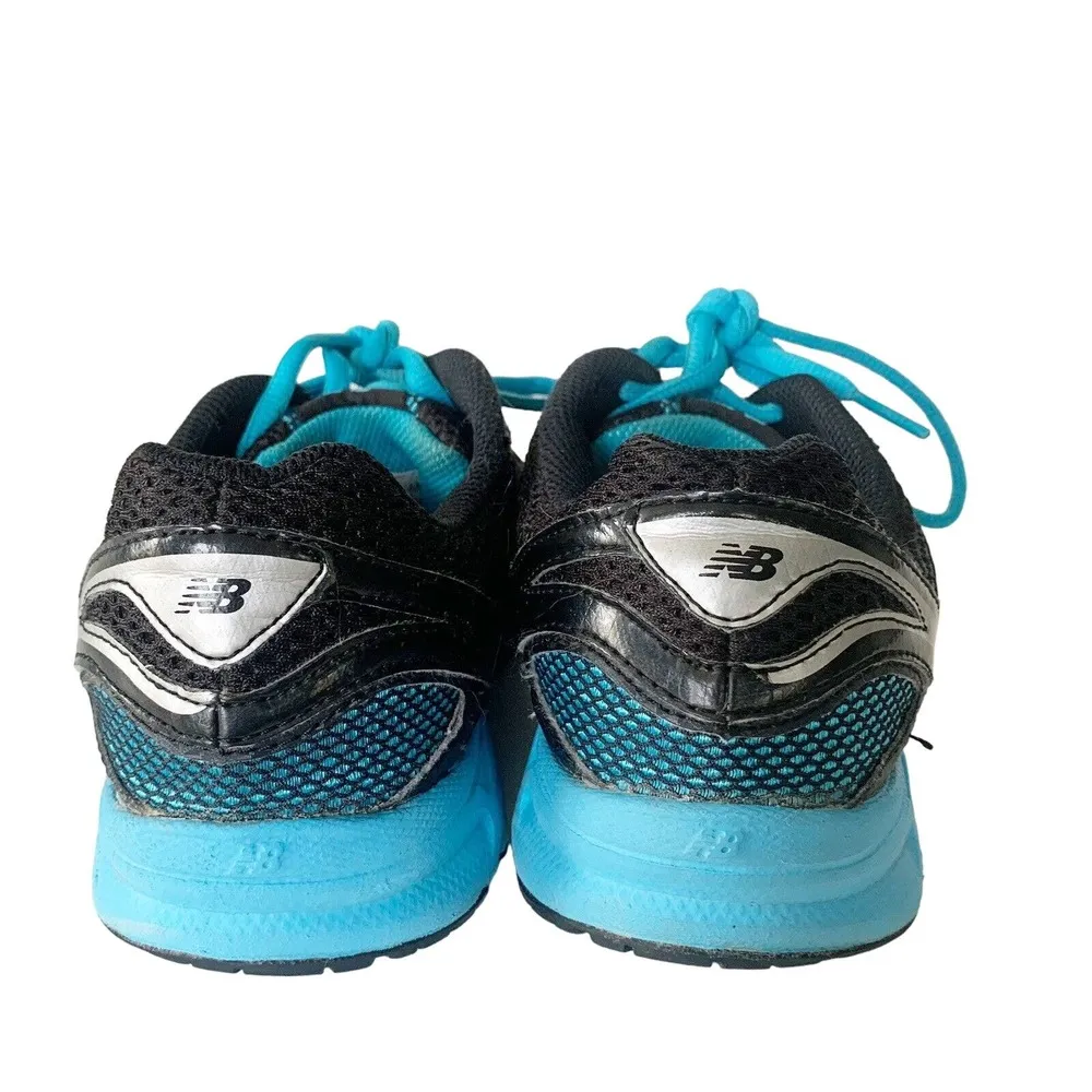 New Balance 470 V3 Women's Running Sneakers Size 8.5 B Black Blue Lace Up - Image 6
