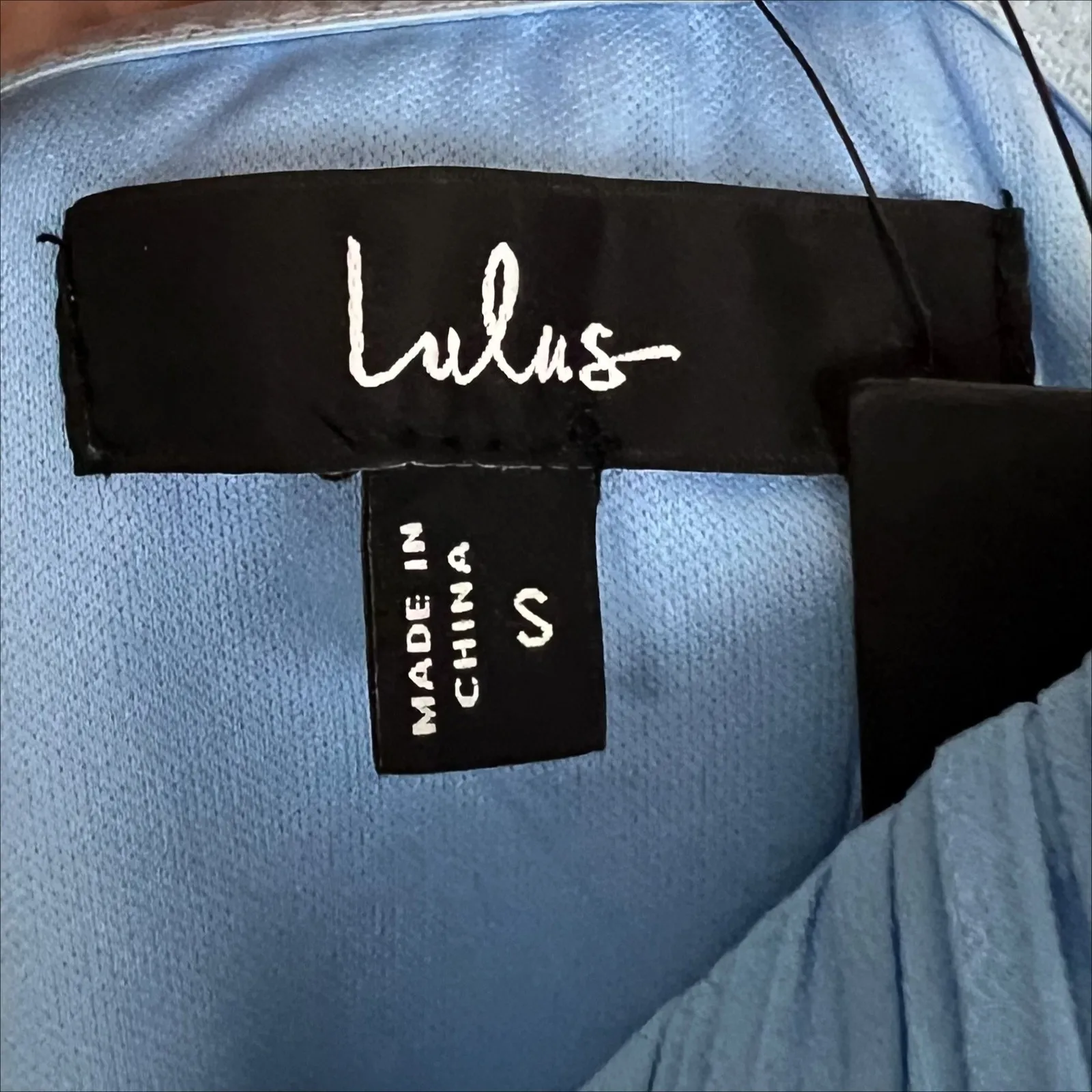 NWT Lulus Admirable Elegance Light Blue Pleated Bustier Maxi Dress Size Small - Image 7