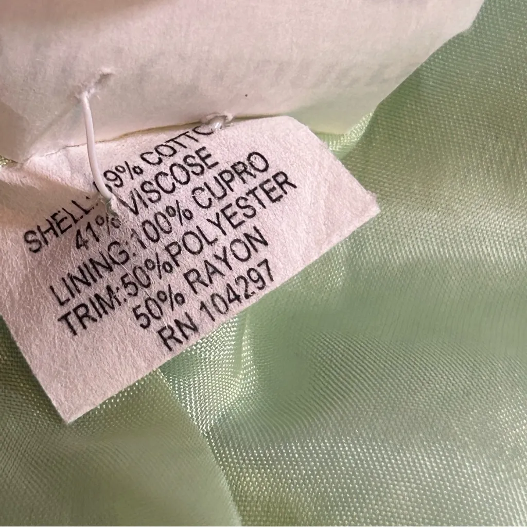 Milly of New York Blue and Green Tweed Blazer Size 6 - Image 10