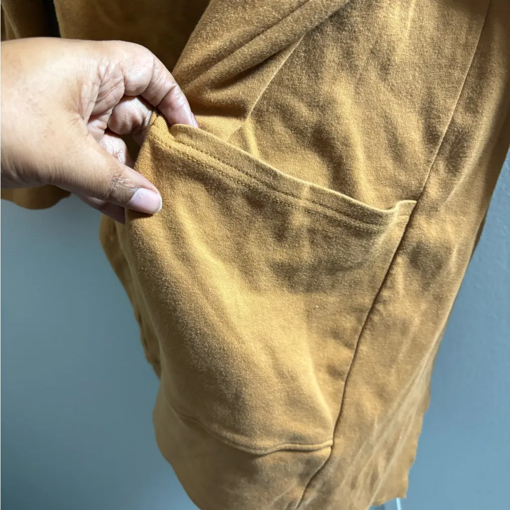 Pact Organic Cotton Chai Heather Brooklyn Cardigan Women xsmall Casual Minimal - Image 5