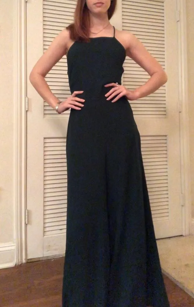 ZARA emerald green jumpsuit - Image 2