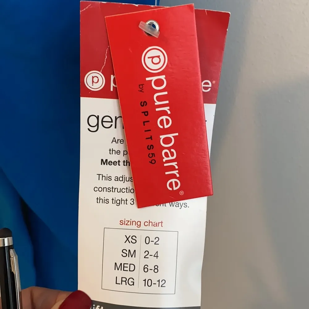 Pure Barre by Splits59 Gemini 3 in 1 Tights Turquoise Size XS - Image 5