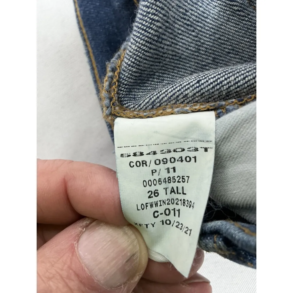 Womans Loft The Super Soft Girlfriend Blue Jeans 26/2T 0197/B-5 - Image 6