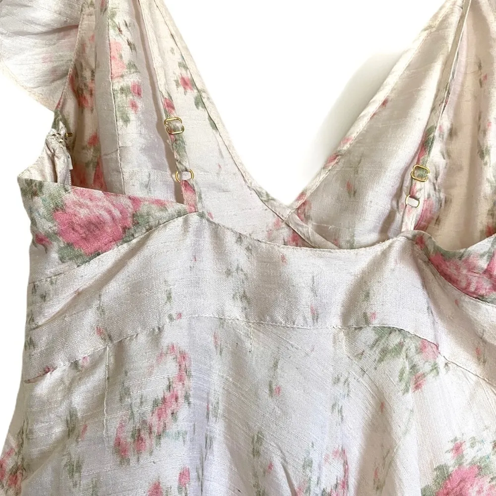 NWT LOVESHACKFANCY Cosmo Hi Low Floral Dress 2 - Image 12