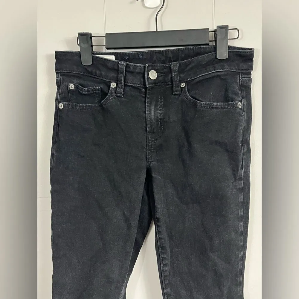 GAP Denim Curvy True Skinny Mid Rise Black Jeans Size 4/27 Petite - Image 2
