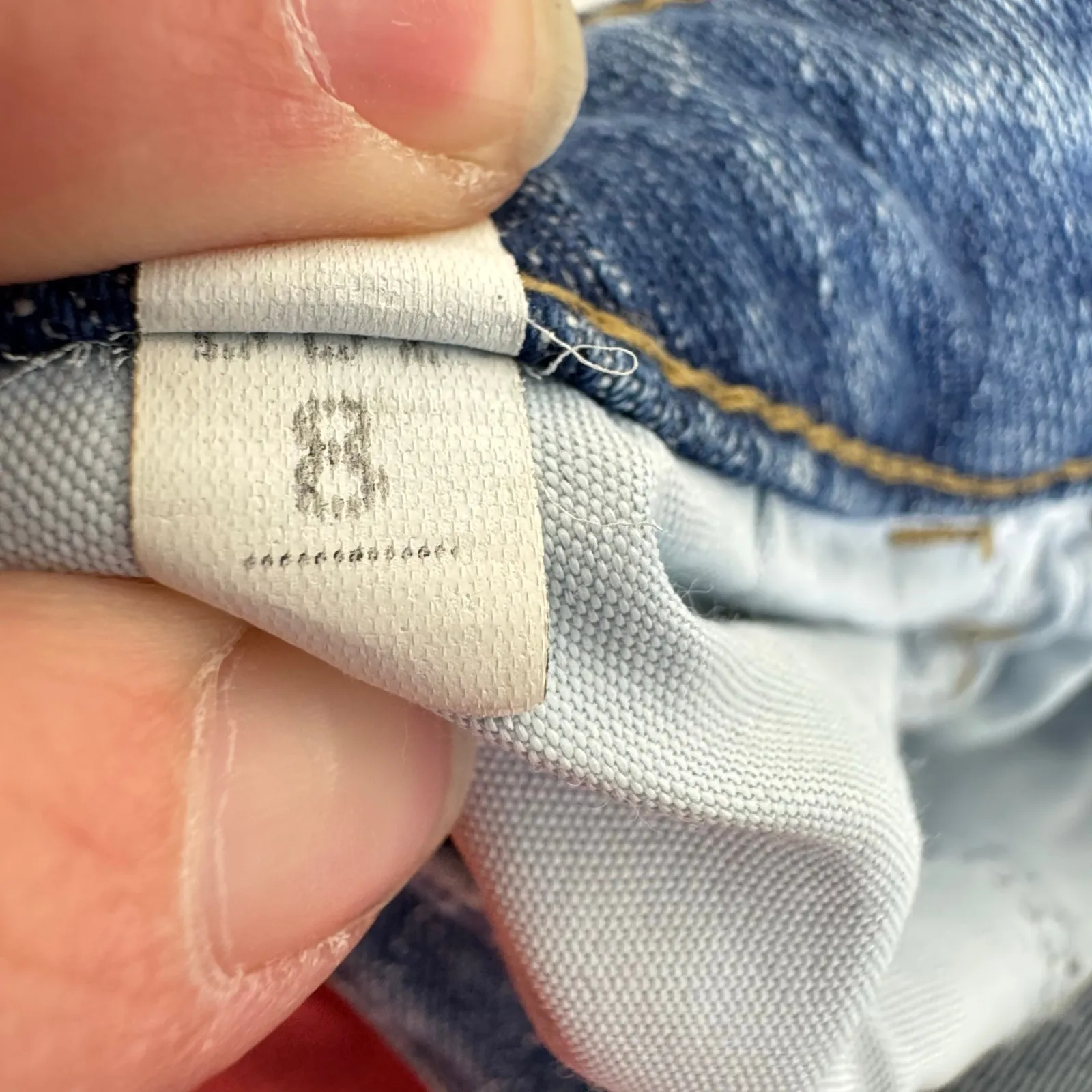 Lee Medium Wash Legendary Trouser High Rise Wide Leg Cotton Jeans Size 8 - Image 9