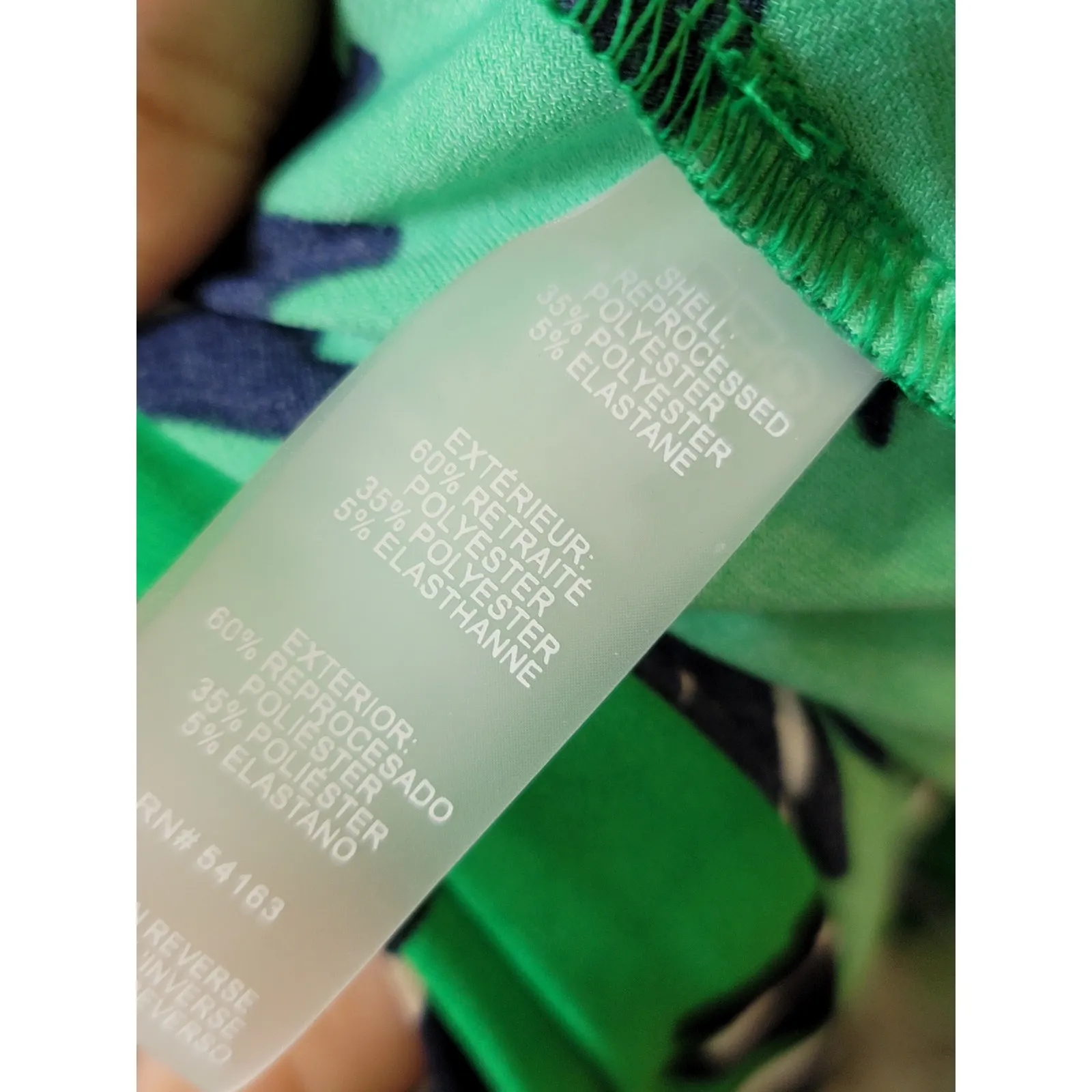 Tommy Hilfiger Dress Womens Small Green Floral Print 3/4 Sleeve Casual Chic - Image 10