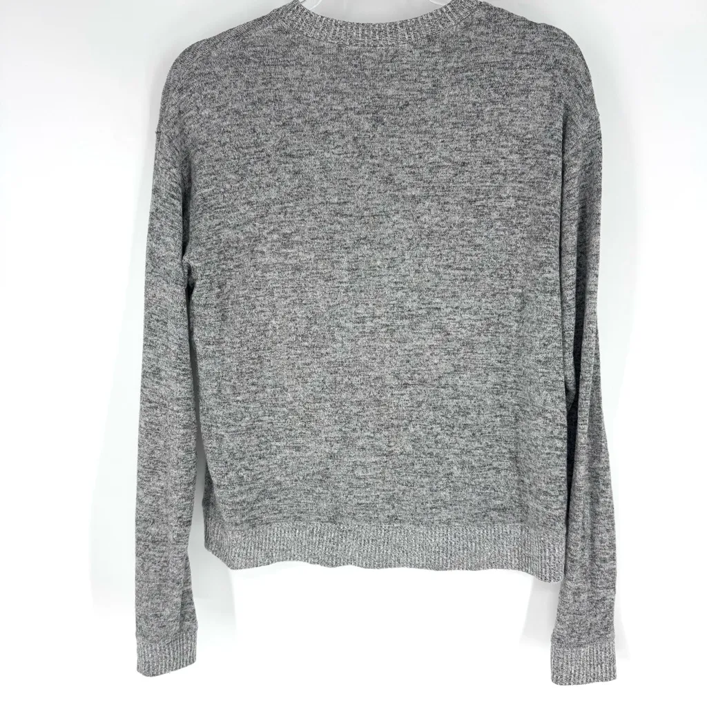 Double Zero  Cozy Gray Knit Sweater Size Large - Image 4