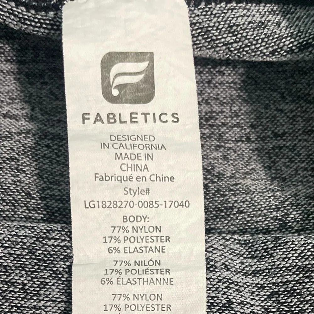 Fabletics High Waisted Seamless Ribbed Textured Leggings Womens Medium - Image 9