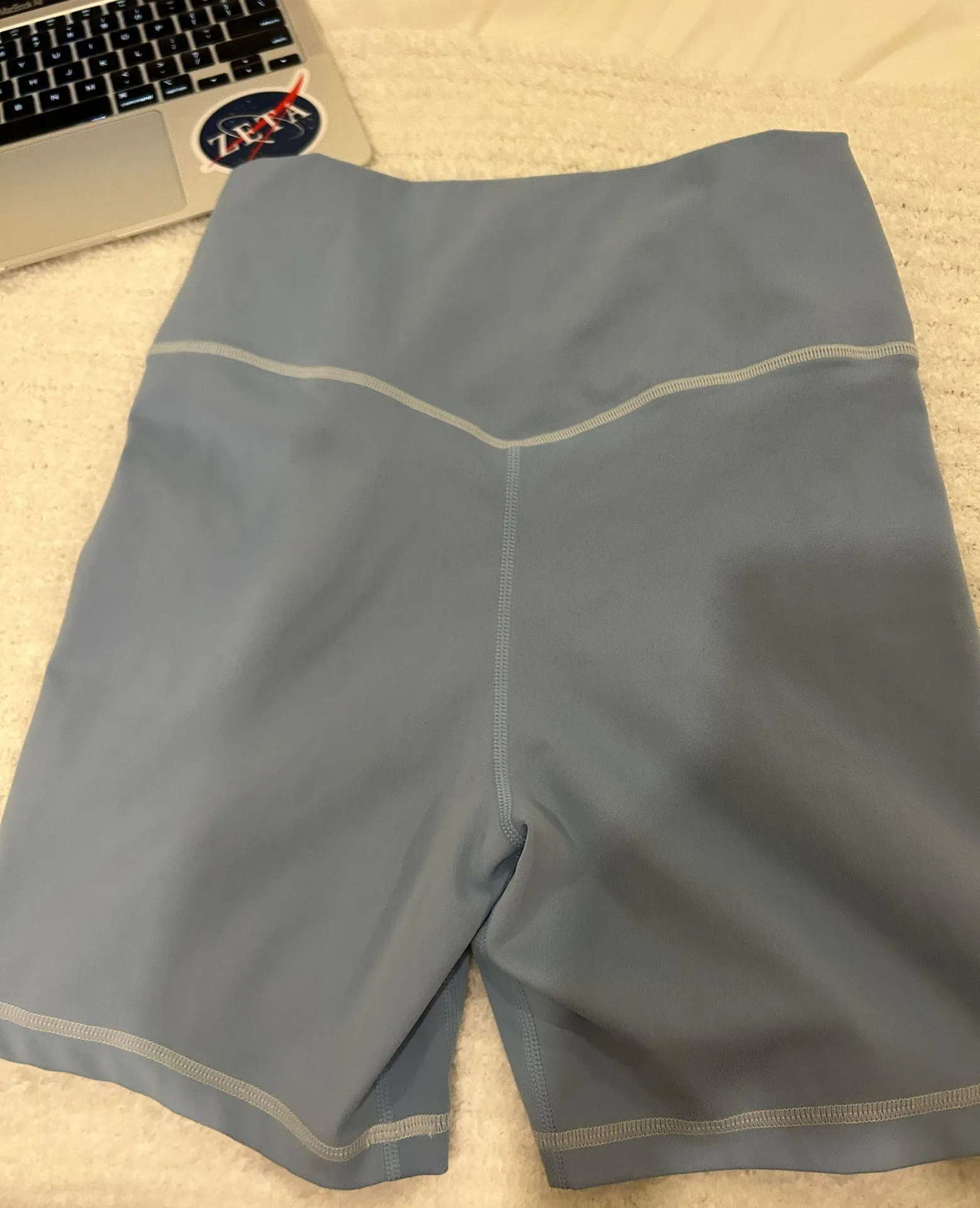 J.Crew  Blue Biker shorts  - Image 2