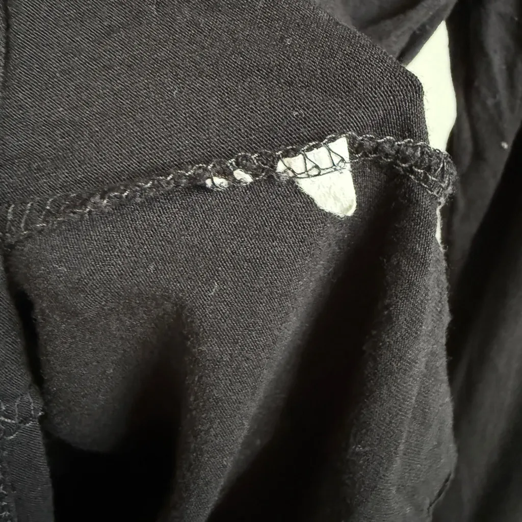 gaze sz M Black Lightweight Knit‎ Long Sleeve Top Cowl Neck facemask Size M - Image 5